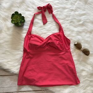 D Catalina‎ Halter Tankini Swim Top med 8/10 swim suit swimwear bathing suit